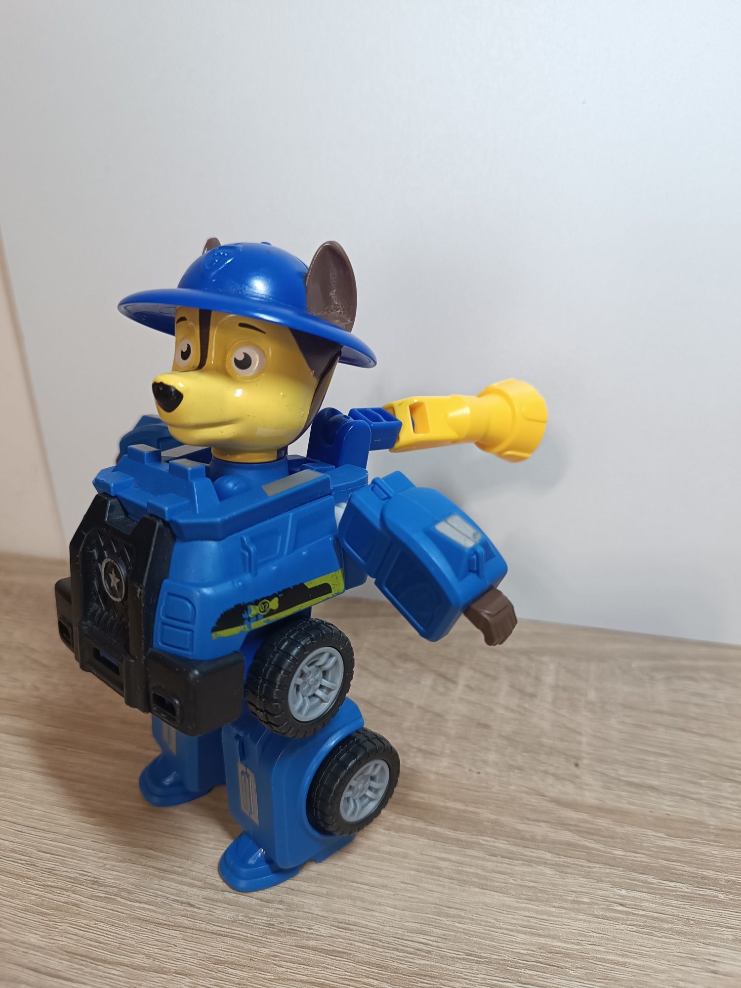 Psi Patrol Transformersy Chase Rocky Transformers pojazdy roboty