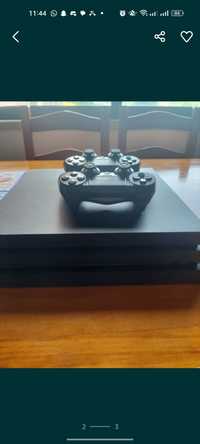 Ps4 pro 1 Tb 3 jogos e 2 comandos 180 com 1 Controle 170