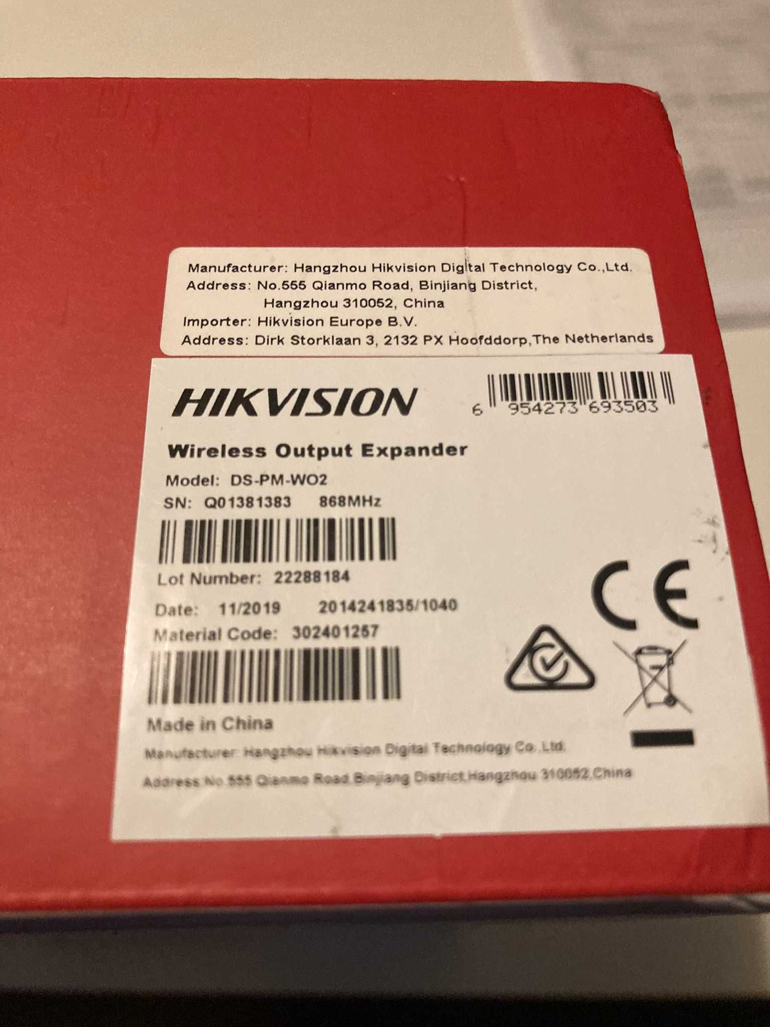 Hikvision AX HUB Alarm ekspander DS-PM-WO2 Nowy!