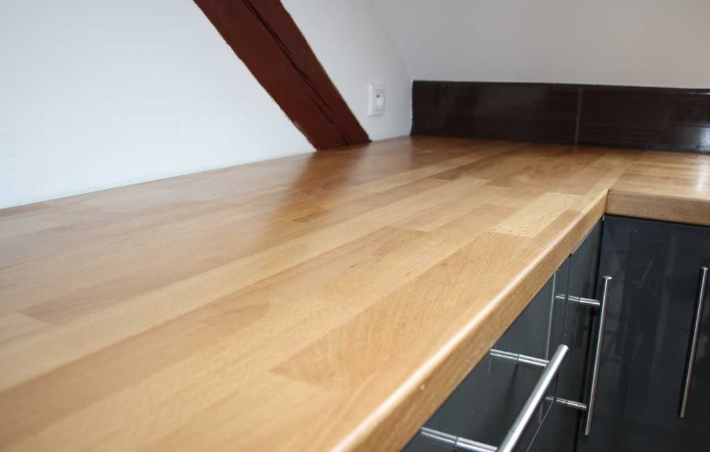 Blat do biurka drewno buk select 1600x800x33 od ręki