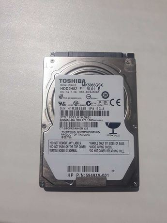Жесткий дисk Toshiba 500 GB 2.5 inch