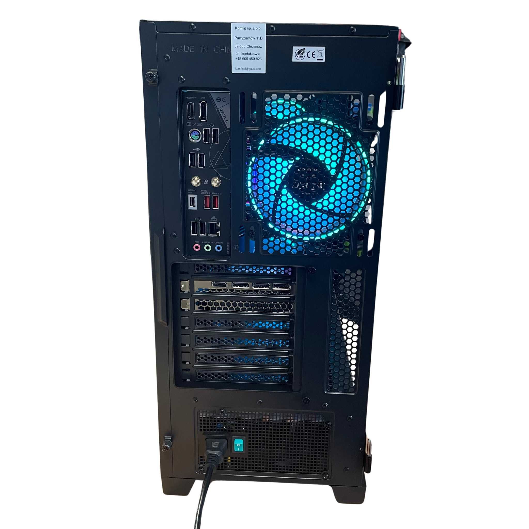 Komputer Ryzen 5 7500 RTX 5070 32GB DDR5 1TB M2 Gamingowy