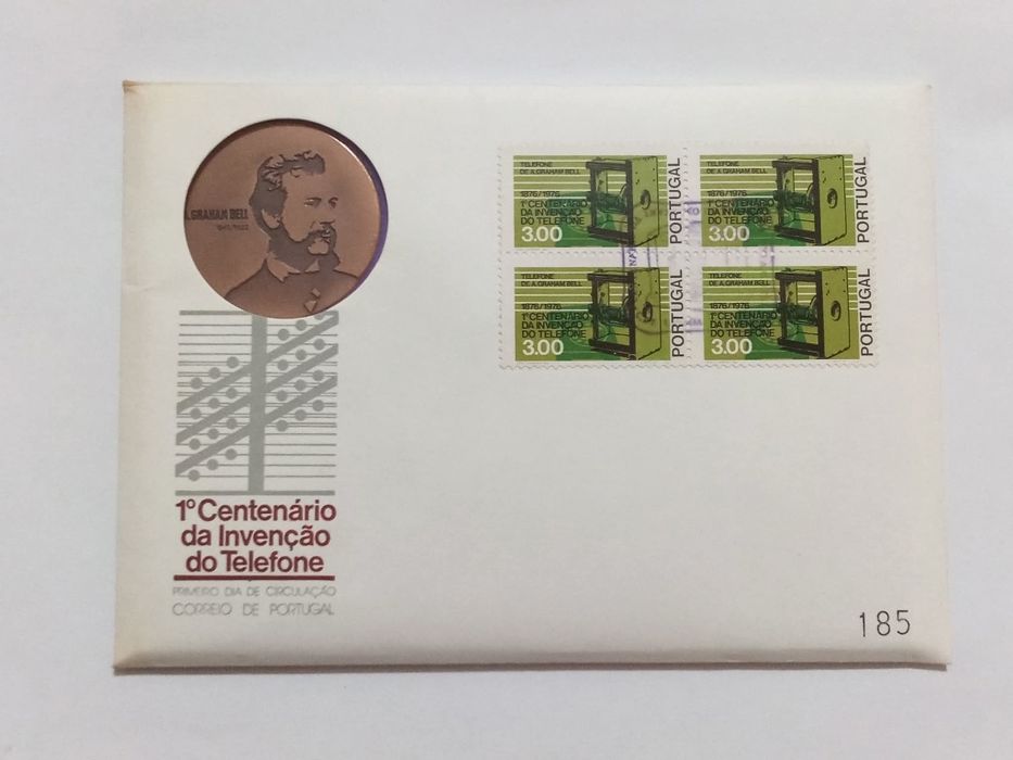 Filo-Medalhística - Centenário da Invenção do Telefone