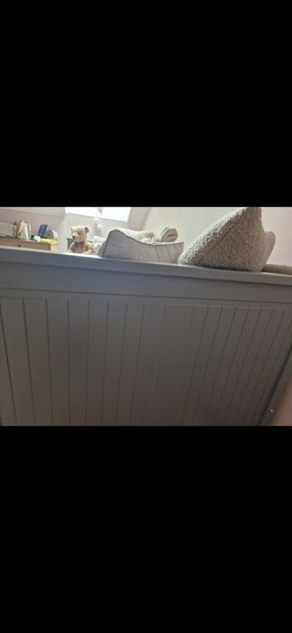 Hemnes Ikea łóżko szare jak nowe