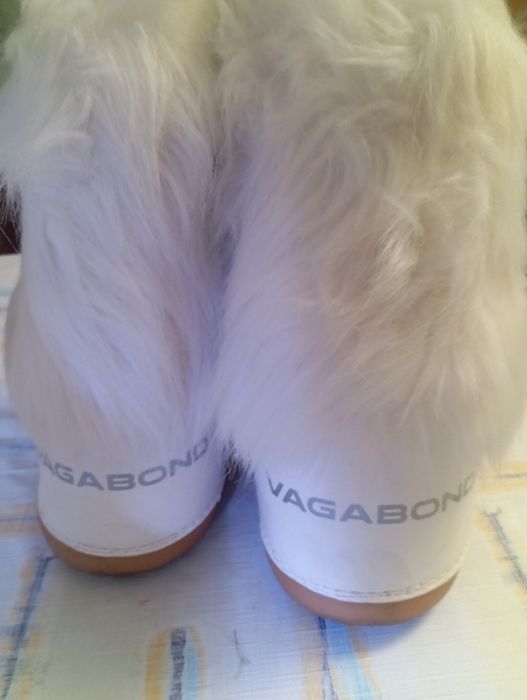 Kudłate Śniegowce białe Vagabond 38-40
