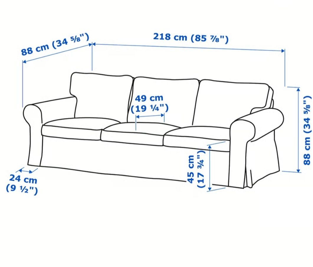 Sofa EKTORP Ikea kanapa jak nowa Dostawa GRATIS