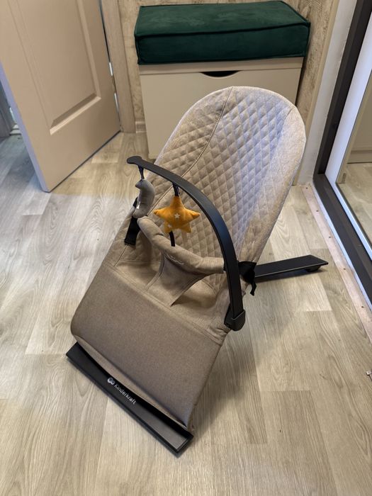 Шезлонг-качалка для детей с рождения, шезлонг-гойдалка для немовлят