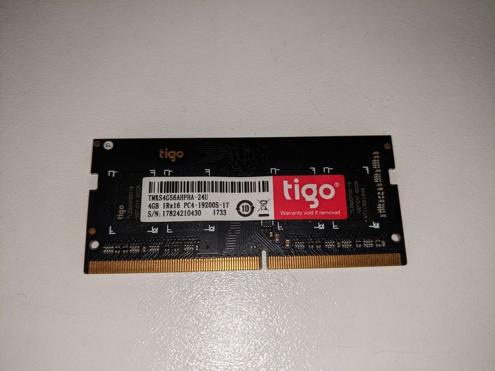 Оперативна пам' ять ноутбука SODIM Tigo DDR4 4Gb (TMKS4G56AHF