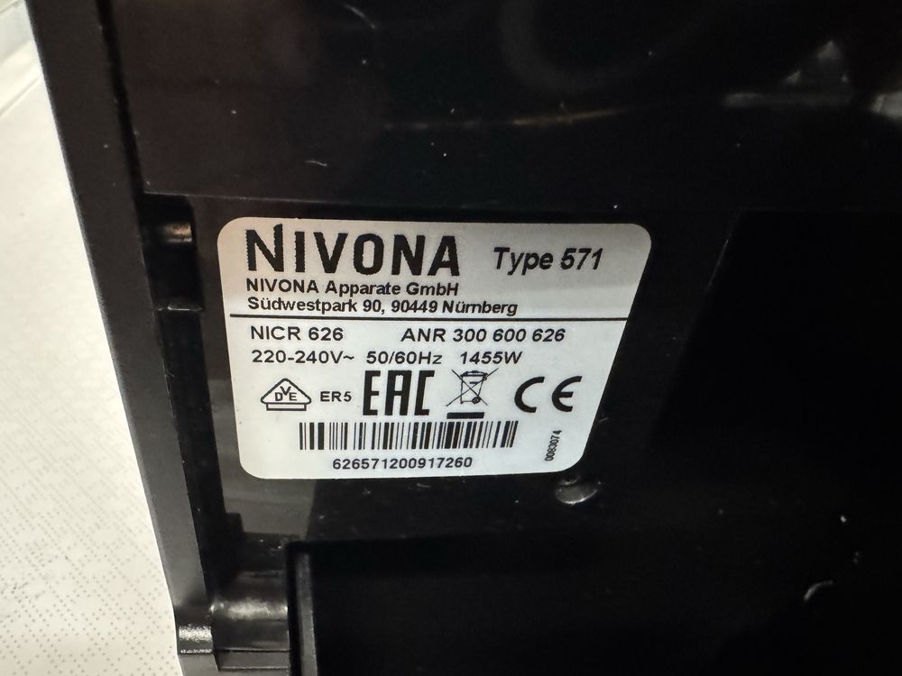 Ekspres Nivona CafeRomatica TYPE 571 Gwarancja. Dostawa