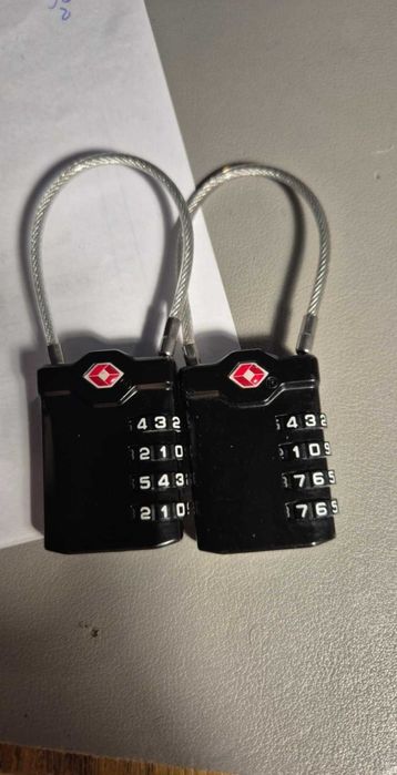 Kłódka do walizki bagażu blokada TSA 3tarczowy zamek szyfrowy K3 2 szt