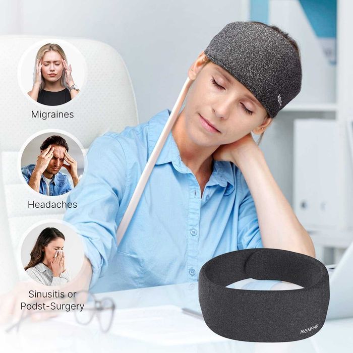 RENPHO Przenośne urządzenie do masażu głowy z 3 trybami, 2 grzałkami