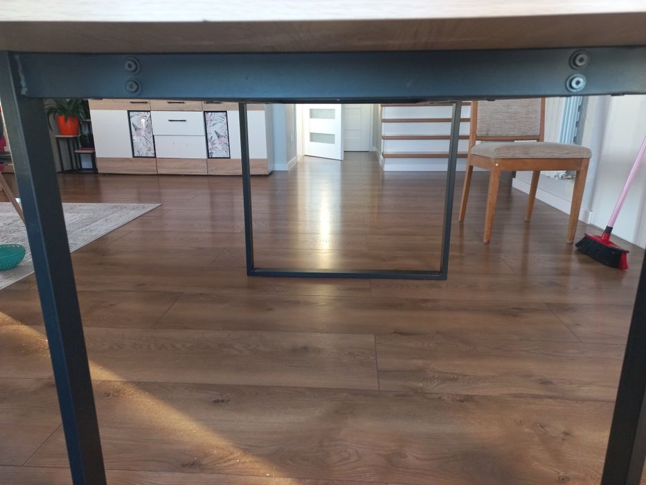 Stół do jadalni 160x90 nogi metalowe