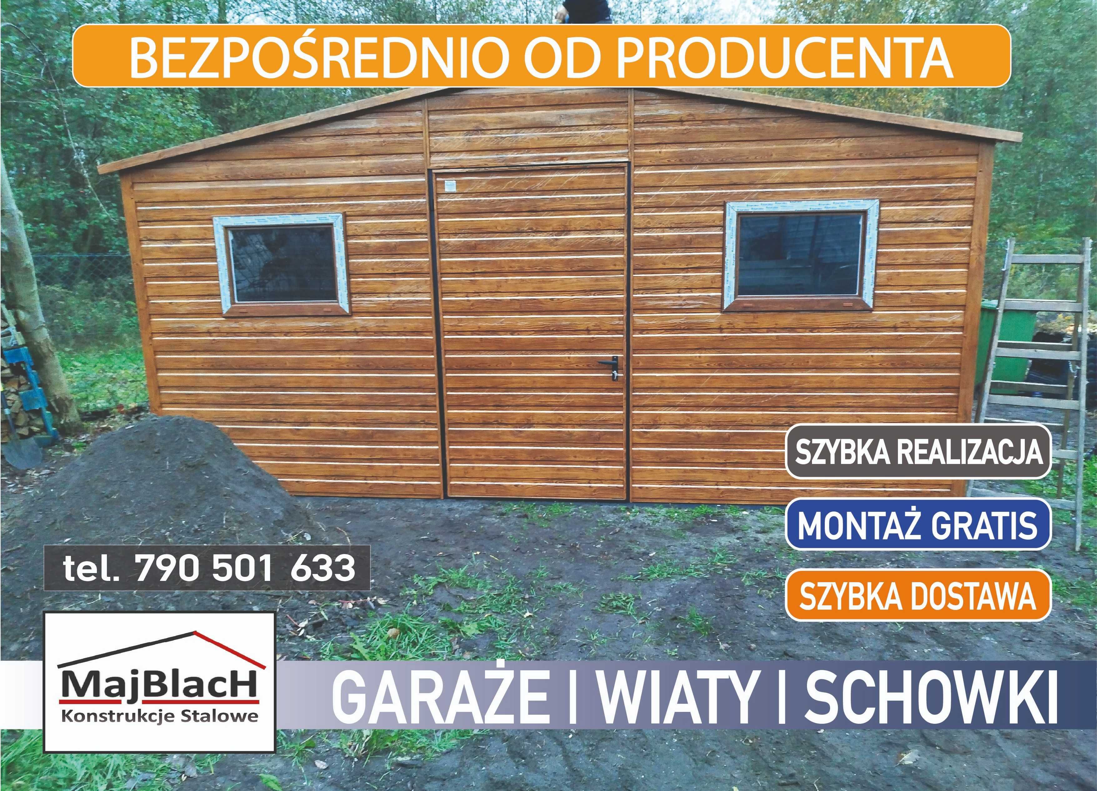 Garaż Blaszany - Blaszak- Schowek-Wiatka - Garaże Blaszane - Maj-Blach