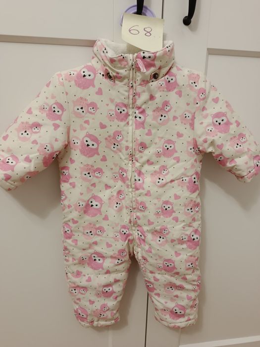 Kombinezon zimowy dla dziewczynki rozmiar 68