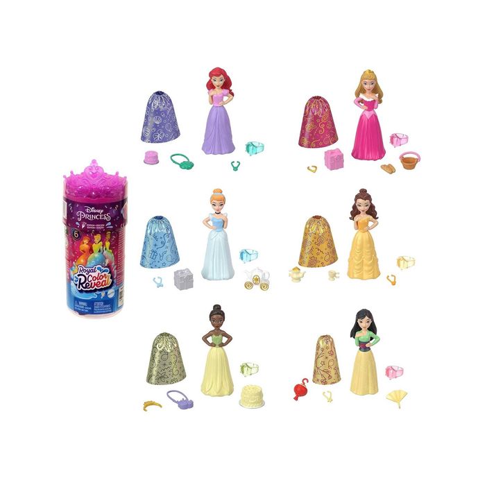 Mattel Disney Royal Color Reveal Księżniczka Seria 2 HMK83