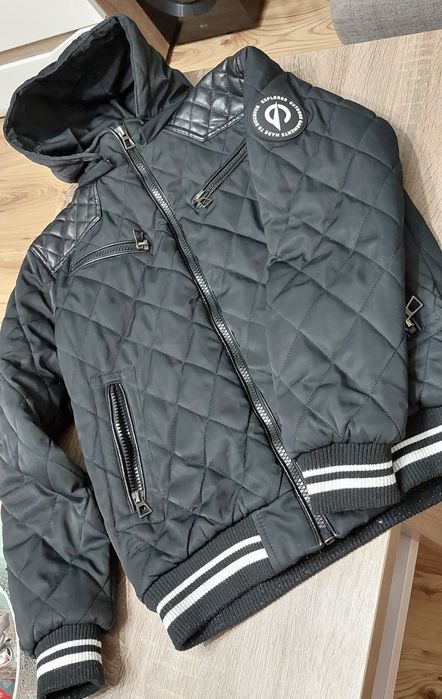 Męska młodzieżowa kurtka zimowa bomberka SMOG r.S