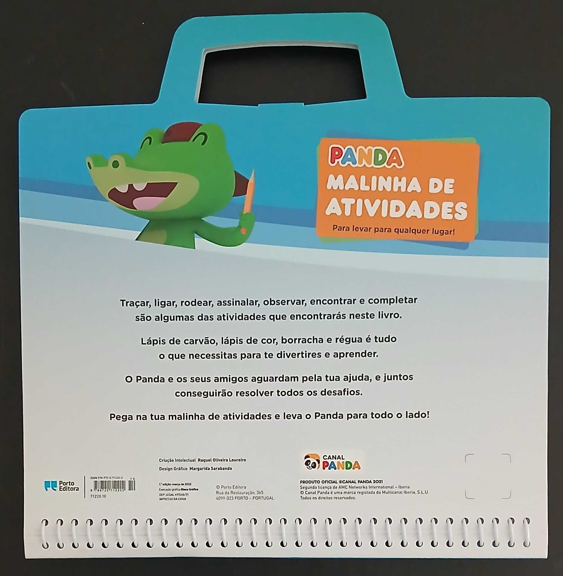 Panda - Malinha de atividades - Para levar para qualquer lugar!