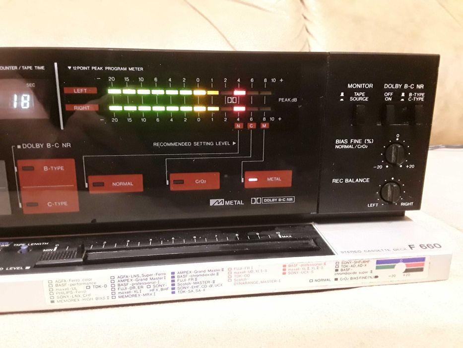 Кассетная дека AIWA AD-F660  (3 Head, Dual Capstain, Made in Japan)