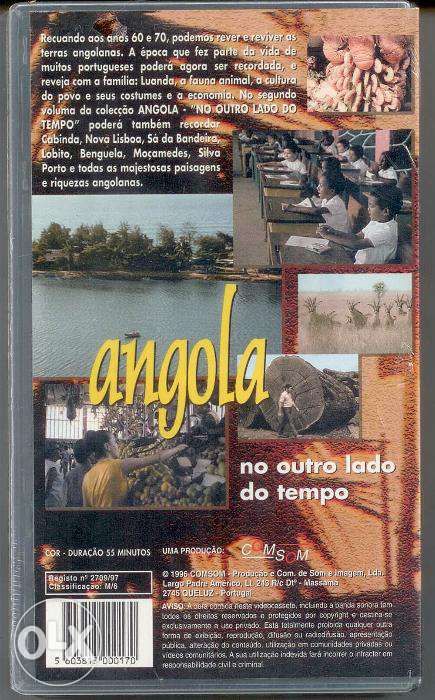 Angola em cassetes VHS novas seladas