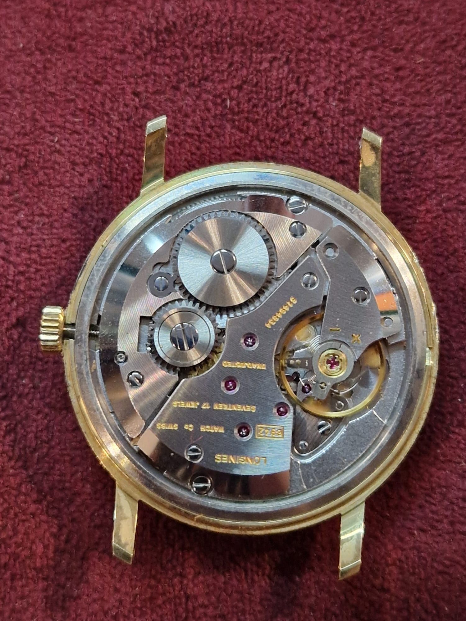 Złoty zegarek Longines