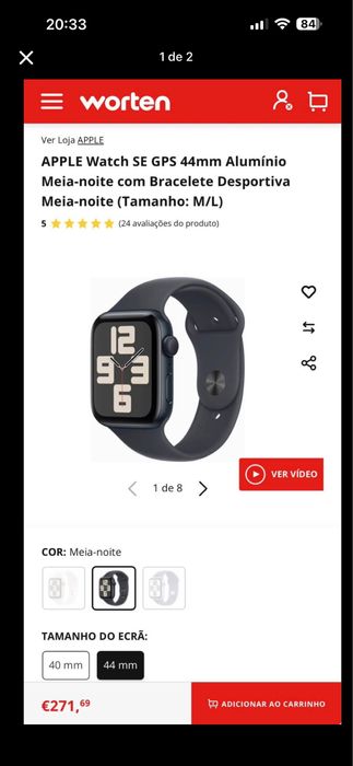 Apple Watch SE GPS 44mm