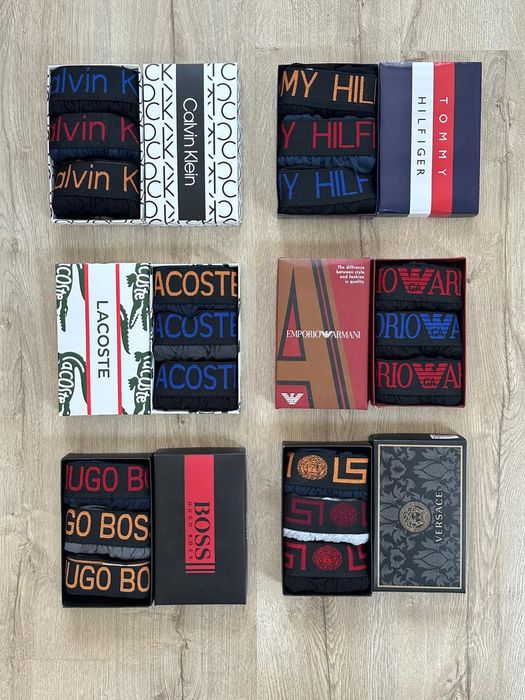 komplet bokserki ck th bokserki meski armani 3pak premum