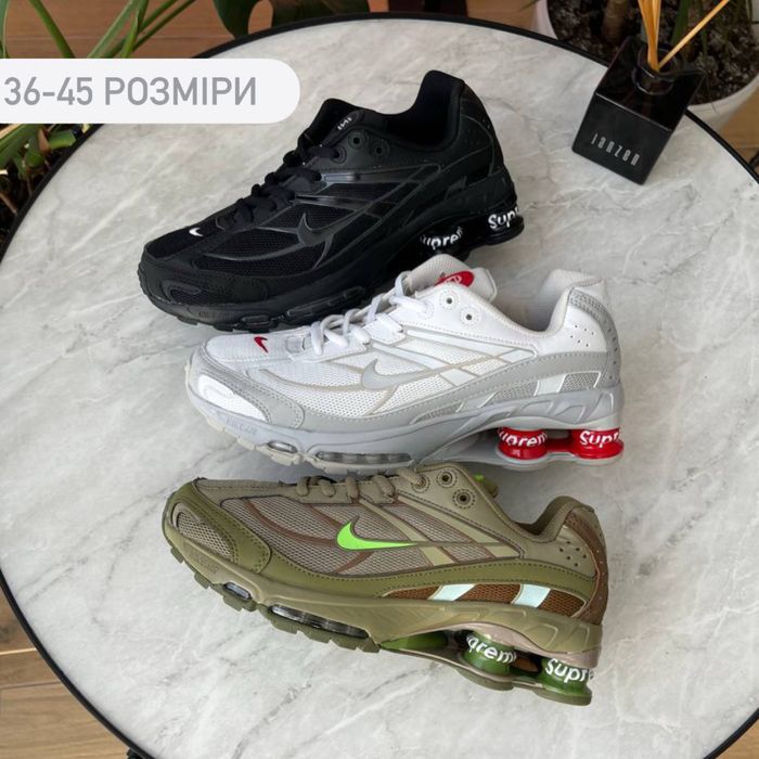 БЕЗ ПЕРЕДОПЛАТ‼️ Спортивні кросівки Nike shox ride 2 sp supreme суприм