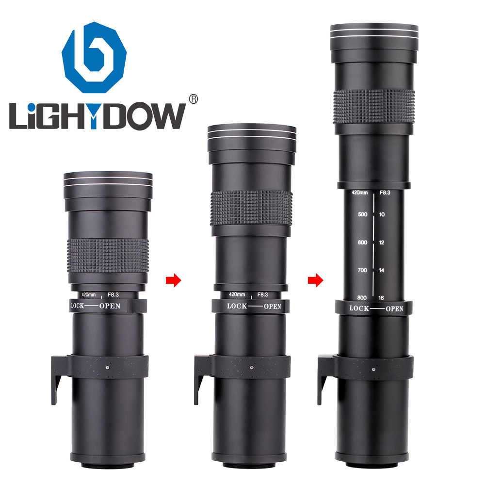 Фотобъектив Lightdow 420-800 мм F/8,3-16 ручной зум-объектив