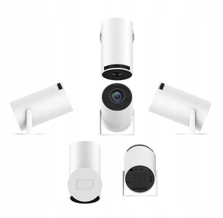 Inteligentny Mini Projektor na ścianę TV 2025 Polska wersja 4k kino