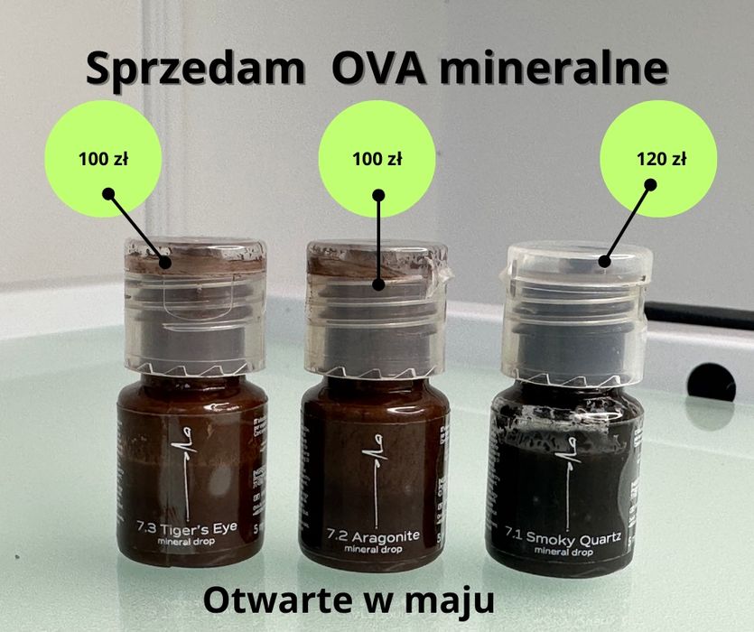 Pigmenty do makijażu permanentnego Ova mineralne