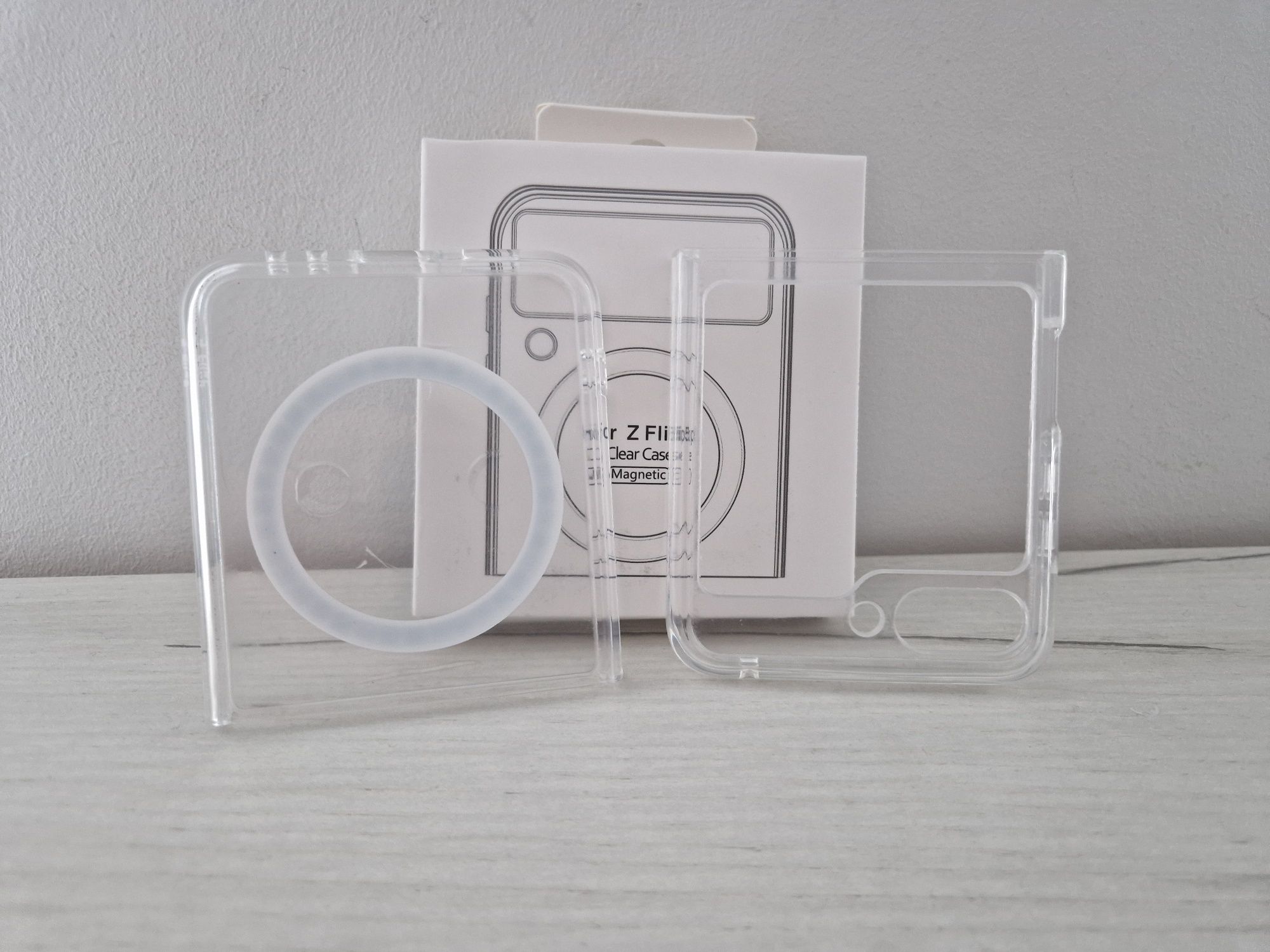 Acrylic Magsafe Case do Samsung Galaxy Z Flip 5 przezroczysty + folia