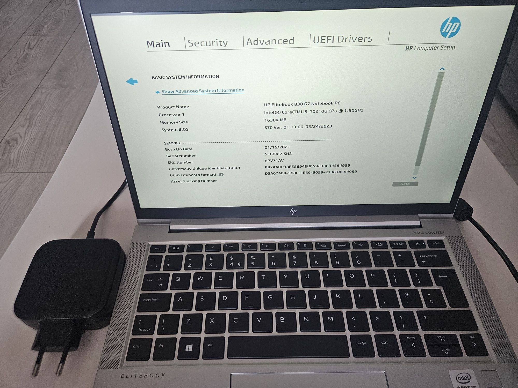 HP EliteBook 830 G7, i5-10210U, 16GB RAM, 256GB SSD, WIN11, Gwarancja