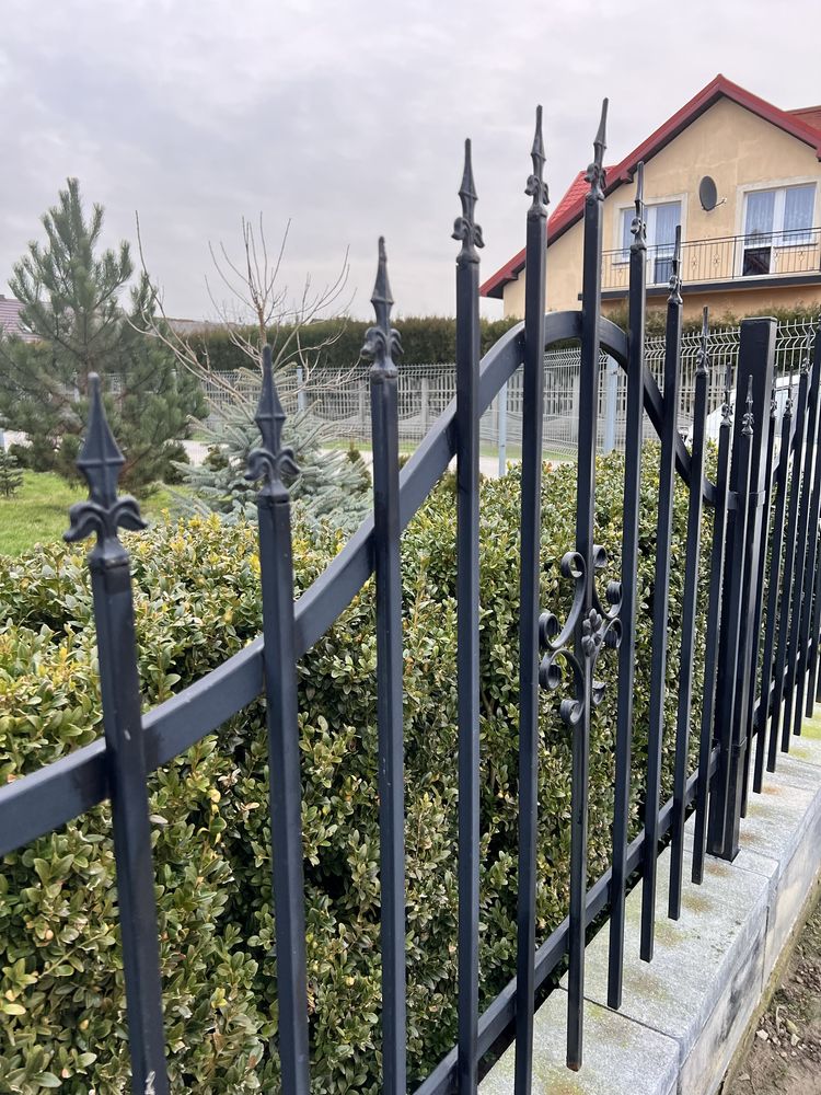 Ogrodzenia  panelowe 3D, palisadowe, kute