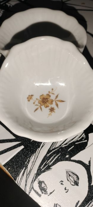 Przyprawnik dwojak, porcelana Włocławek, PRL.