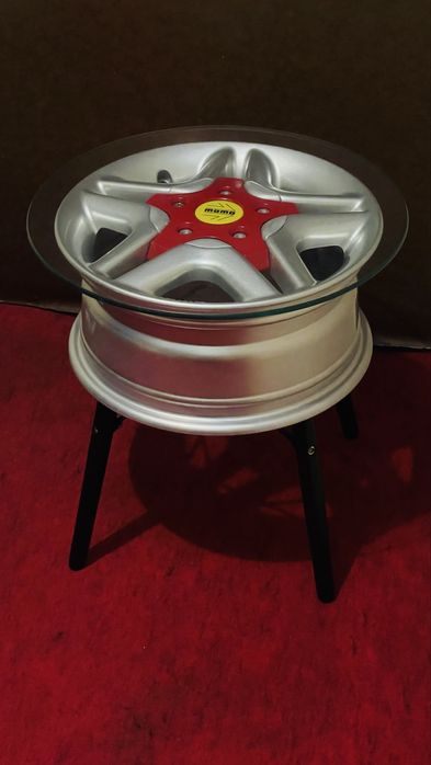 Stolik Kawowy Felga MOMO Ferrari Engineering Loft Custom Vintage