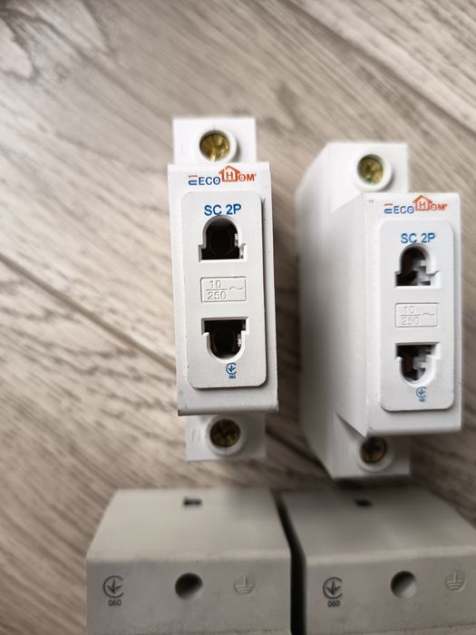 Розетки  на дин рейку