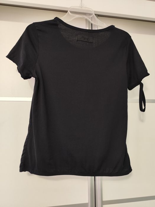 Czarna koszulka na krótki rękaw S