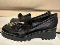 Buty Mokasyny marki Kulig Czarne Jak Nowe Rozmiar 40