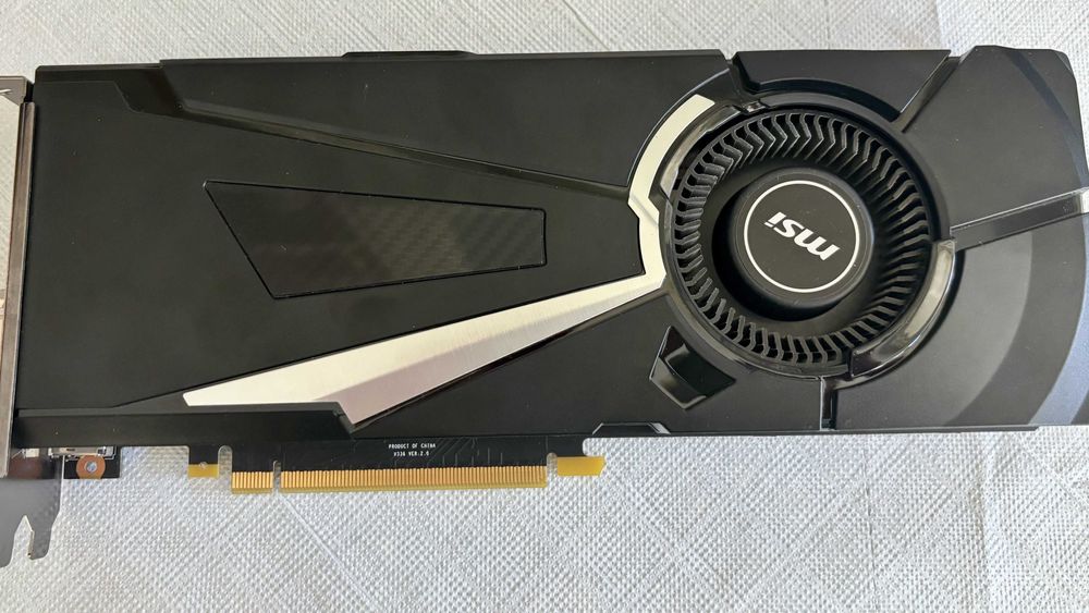Placa Gráfica MSI Geforce GTX 1080 8G AERO