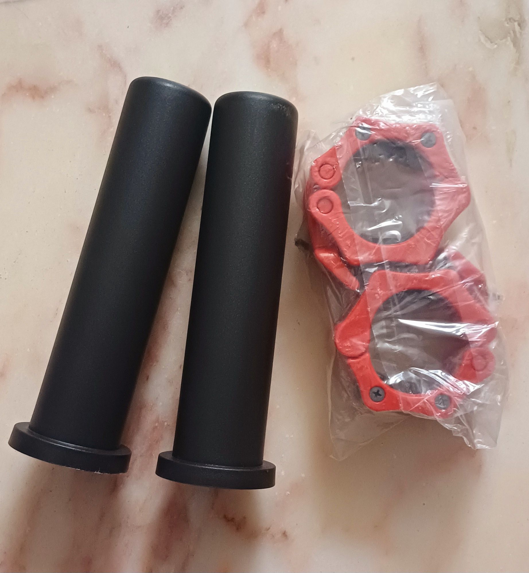 Adaptadores 28 para 50mm barras musculação Decathlon