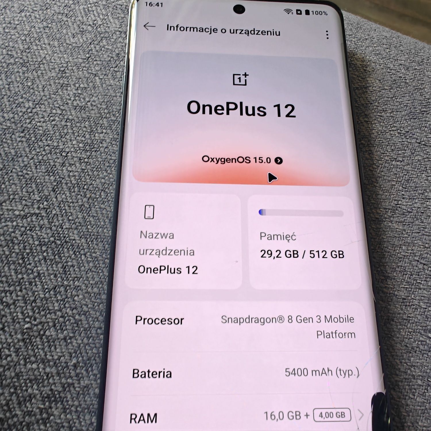 Oneplus 12 wersja 16/512 GB okazja