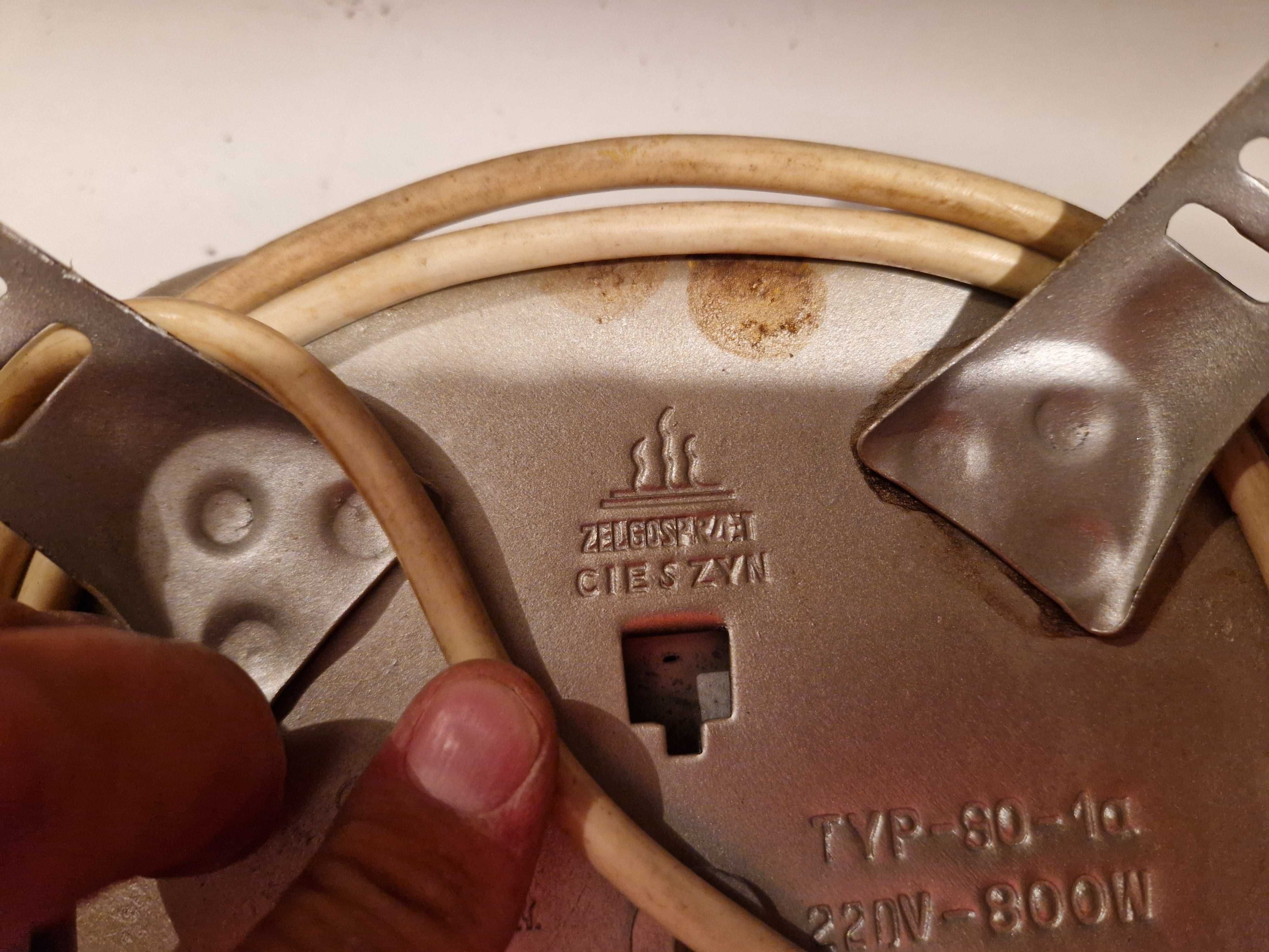 kuchenka elektryczna Termika/ ELEOSPRZET CIESZYN 800 W PRL Typ GO-1a
