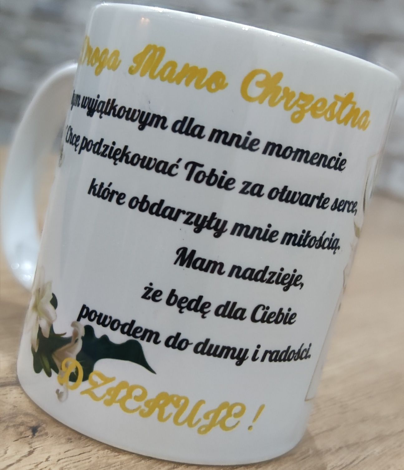 Kubek  komunia święta