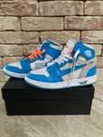 Buty Nike Air Jordan 1 Off-White  Blue r.37 unisex