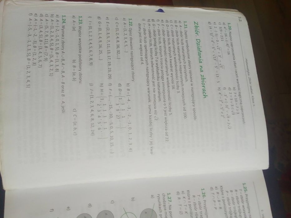 Książka, Matematyka zbiór zadań L.O. praca zbiorowa