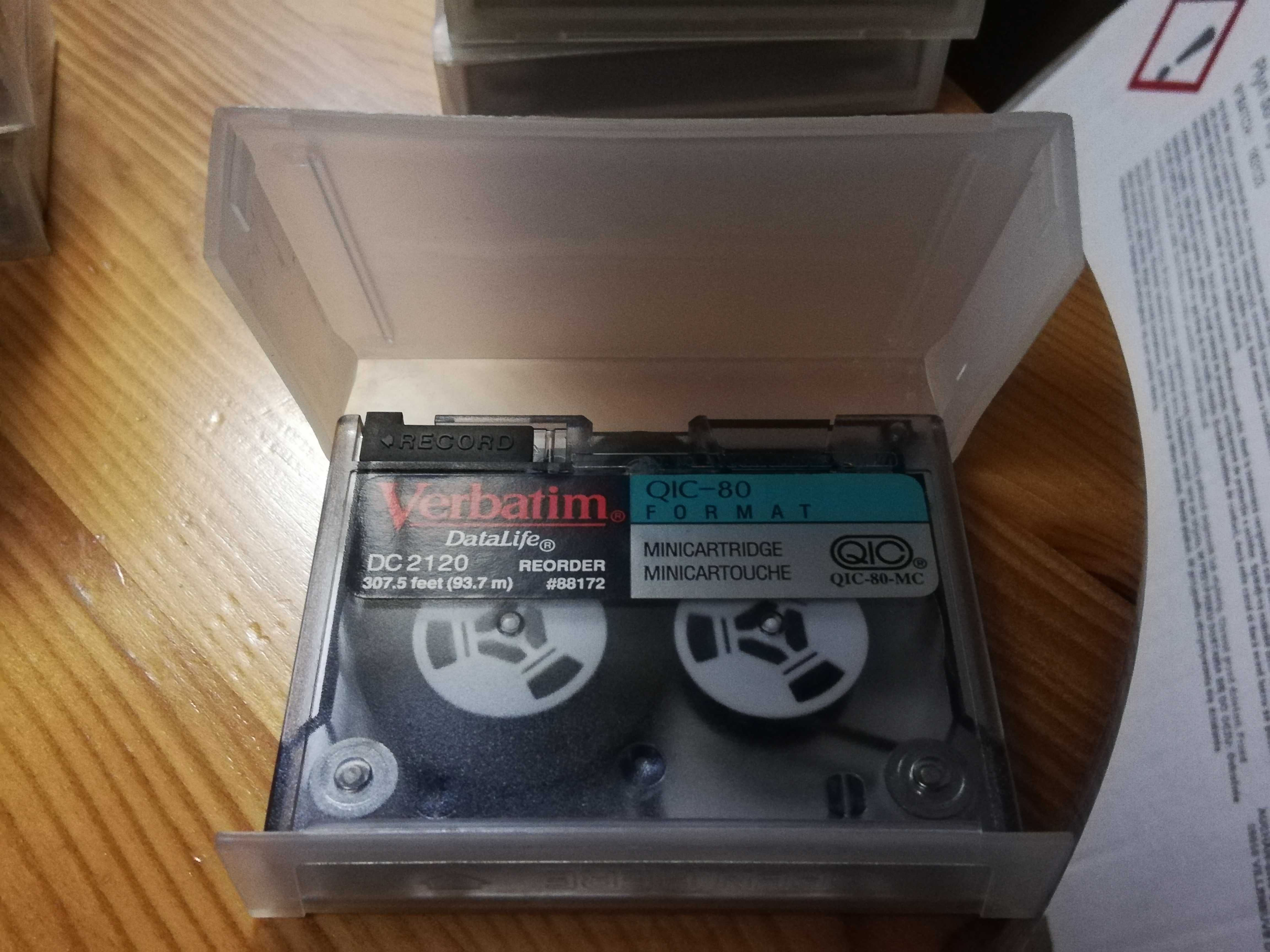 Kaseta QIC 80 DC2120 Verbatim 120 MB  - 7 sztuk