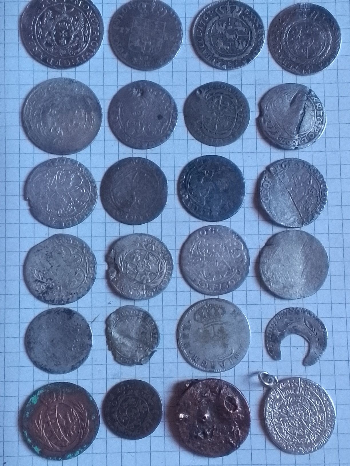 SREBRNE polskie średniowieczne monety