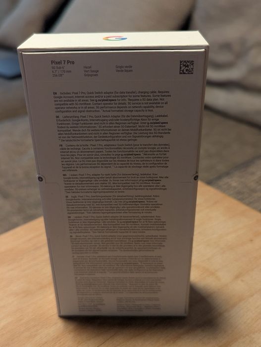 Pixel 7 Pro 128/256gb (В пломбах,Европа)