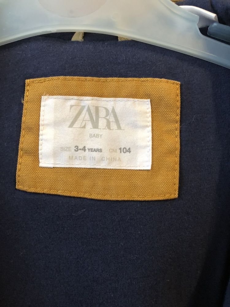 Парка zara 3-4 года