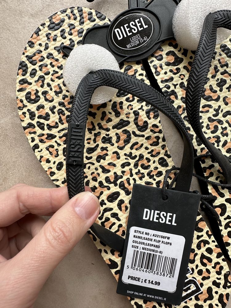 Літні тапочки Diesel шльопки, вʼетнамки, слайдери Diesel